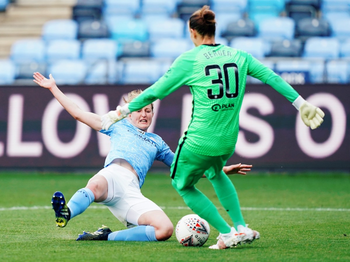 Berger saves Chelsea Women’s title retention in 2-2 draw with Manchester City&nbsp;Women